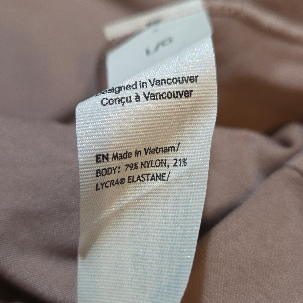 Lululemon Wundermost Ultra-Soft Nulu Asymmetrical Bodysuit *Twilight Rose Size L - Picture 6 of 16